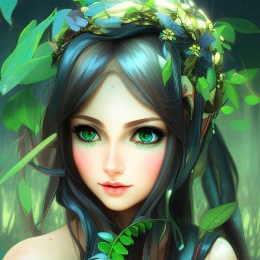 Nature Goddess Portrait