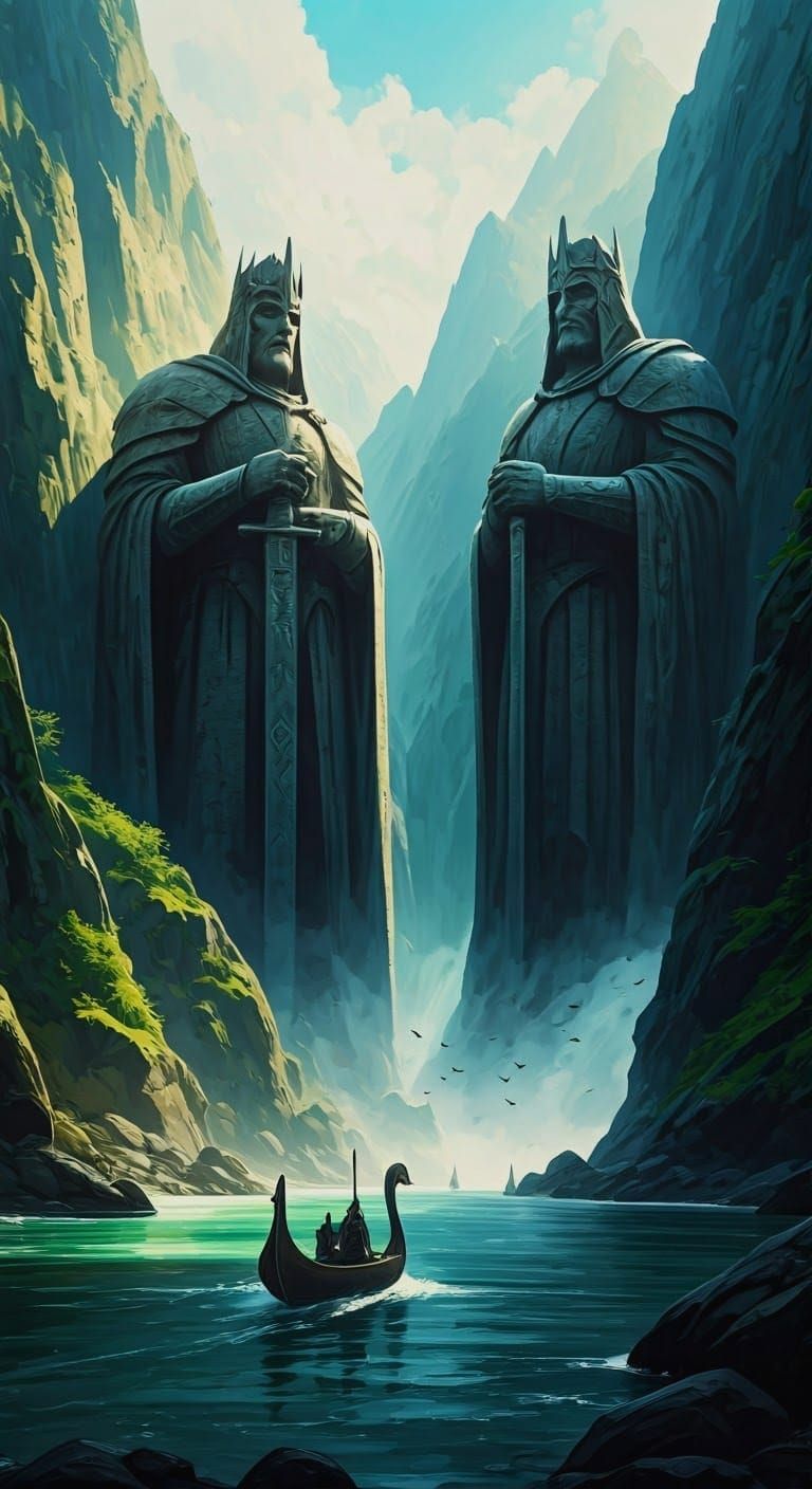 Argonath  by @Kenbert