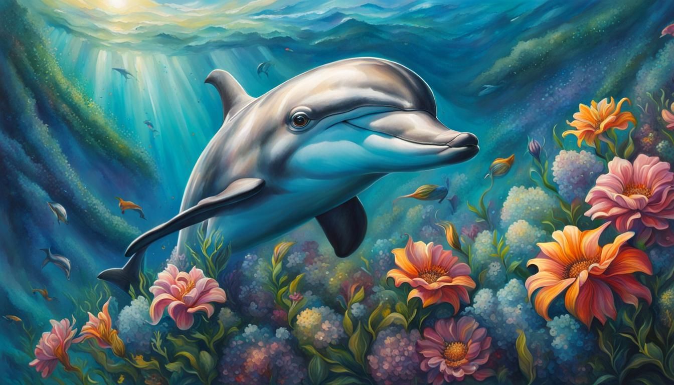 dolphin  by @skeller