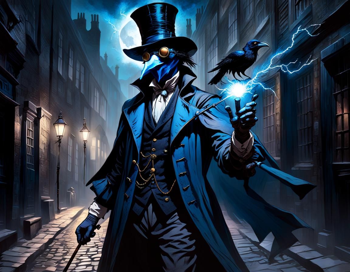 Springheel Jack AI Generated Artwork NightCafe Creator