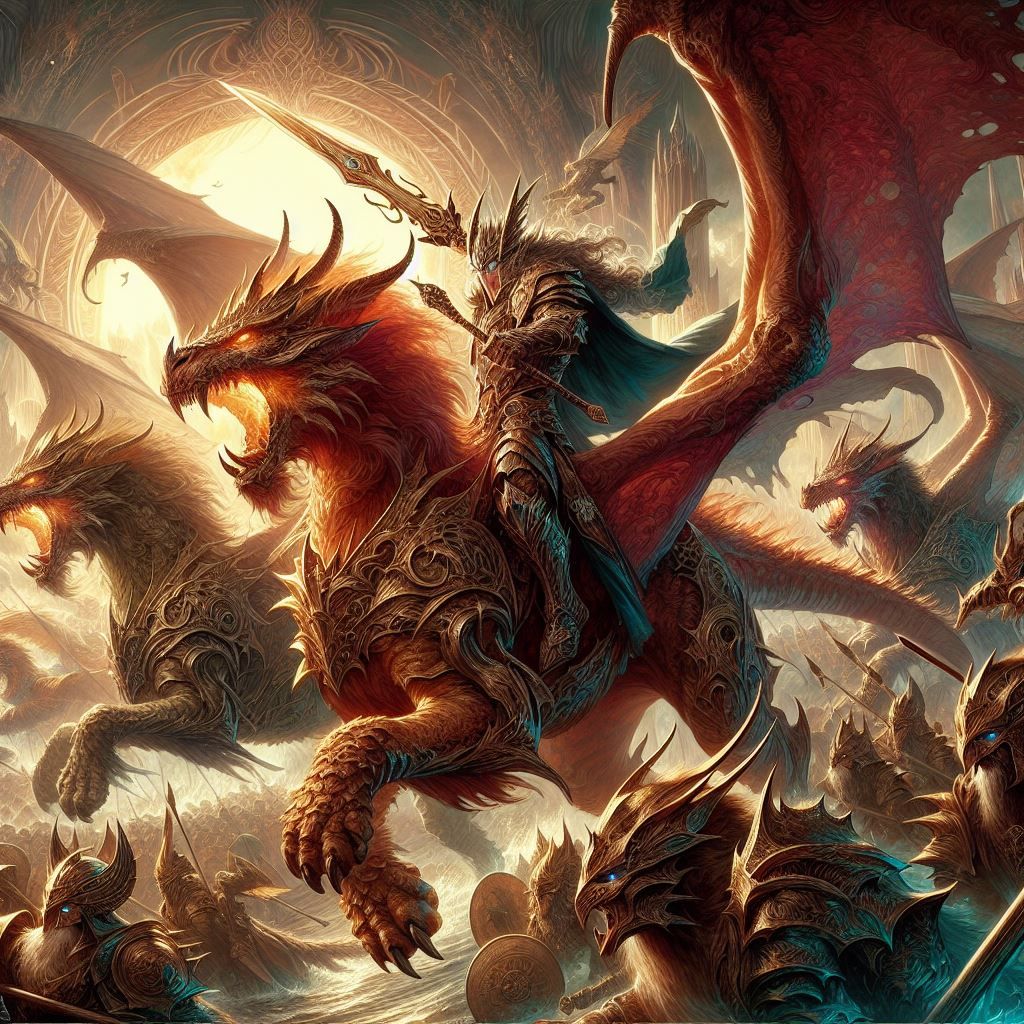 Aelar Flameclaw and Emberwing