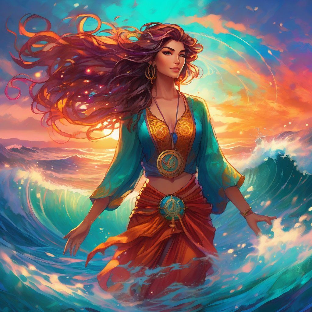 Ocean Goddess Ai Generated Artwork Nightcafe Creator 3159