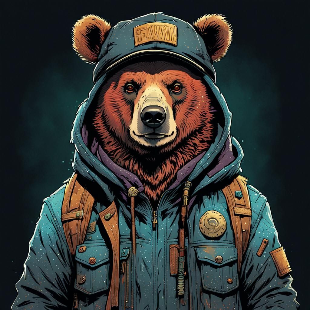 Grizzly Ranger - AI Generated Artwork - NightCafe Creator