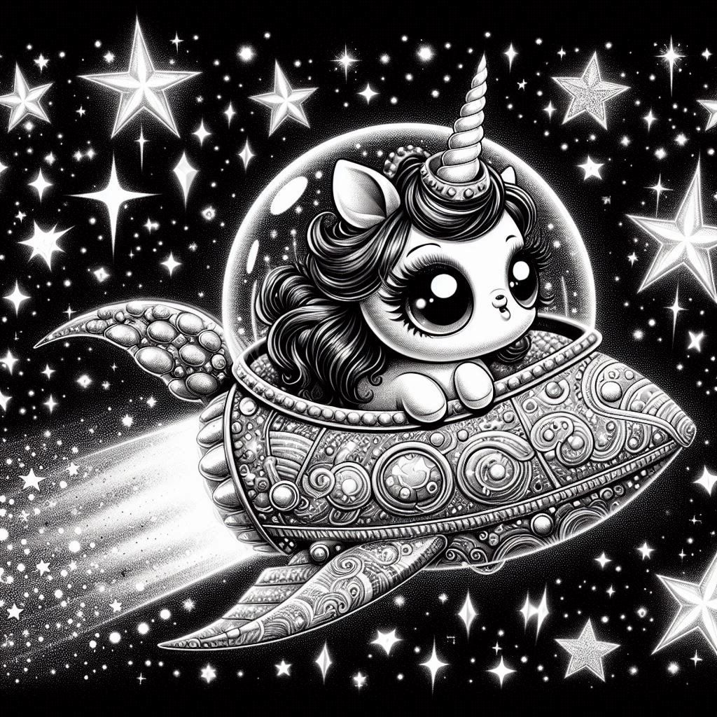 unicorn spaceship