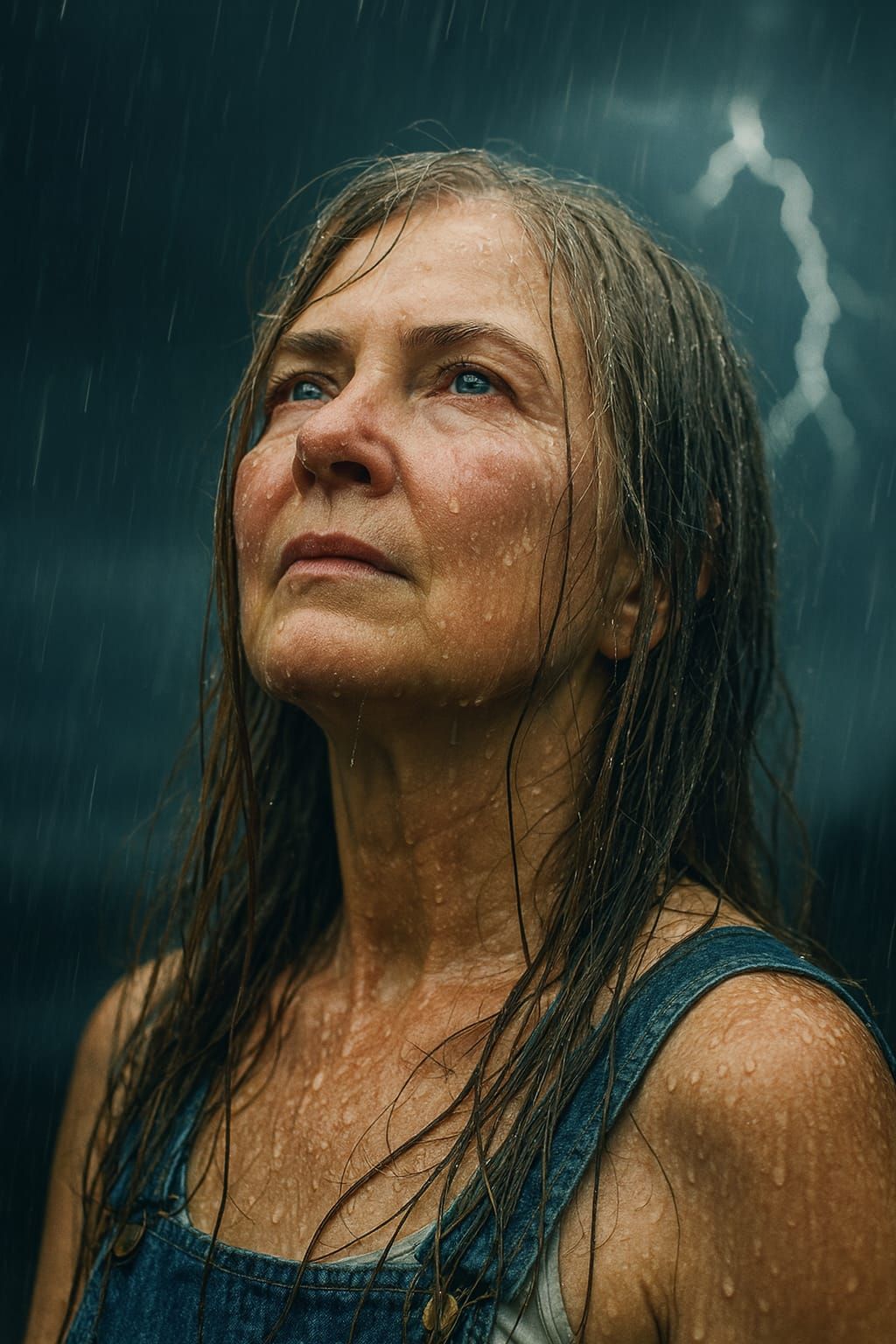 A mostly 'self portrait' done in AI