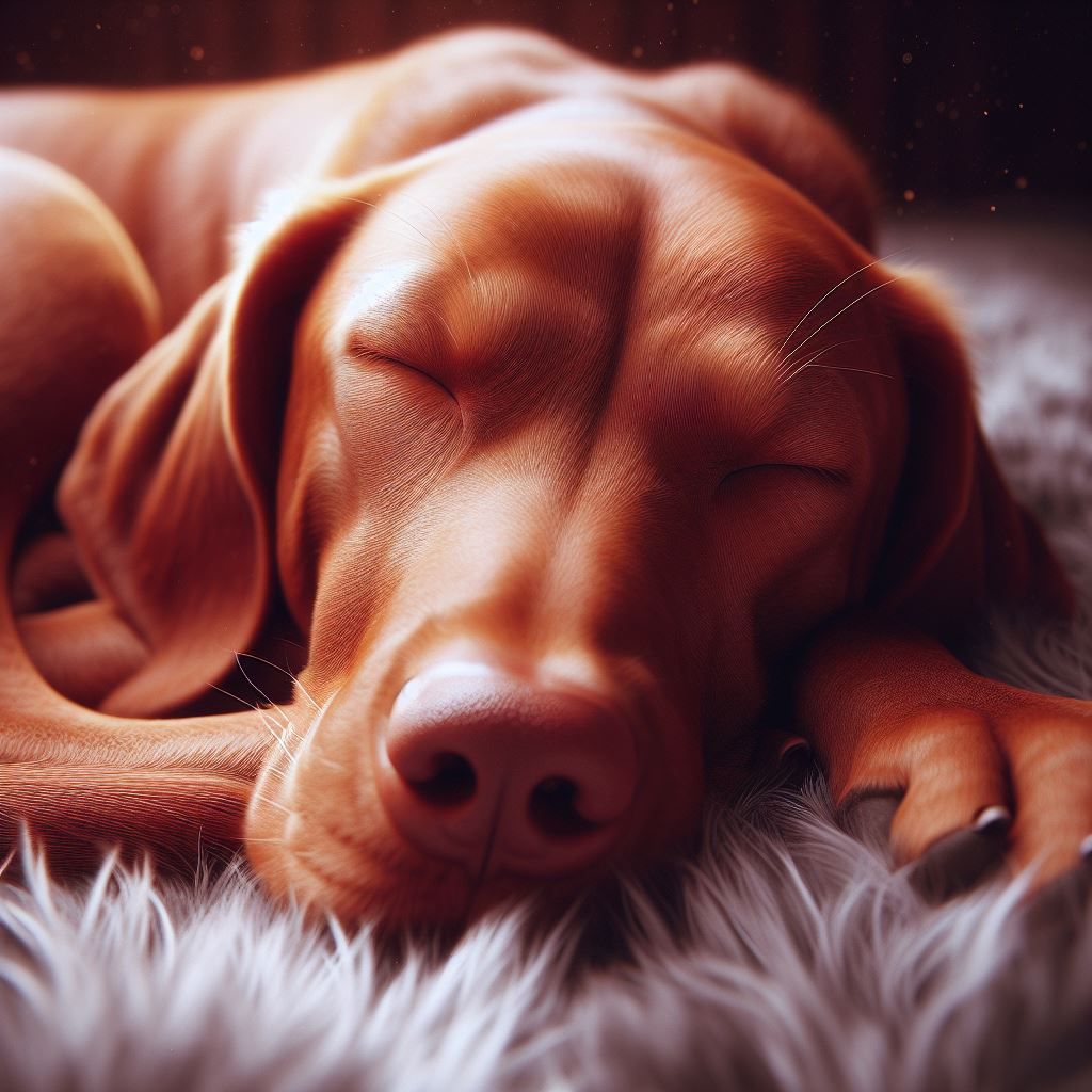 Sleepy Vizsla