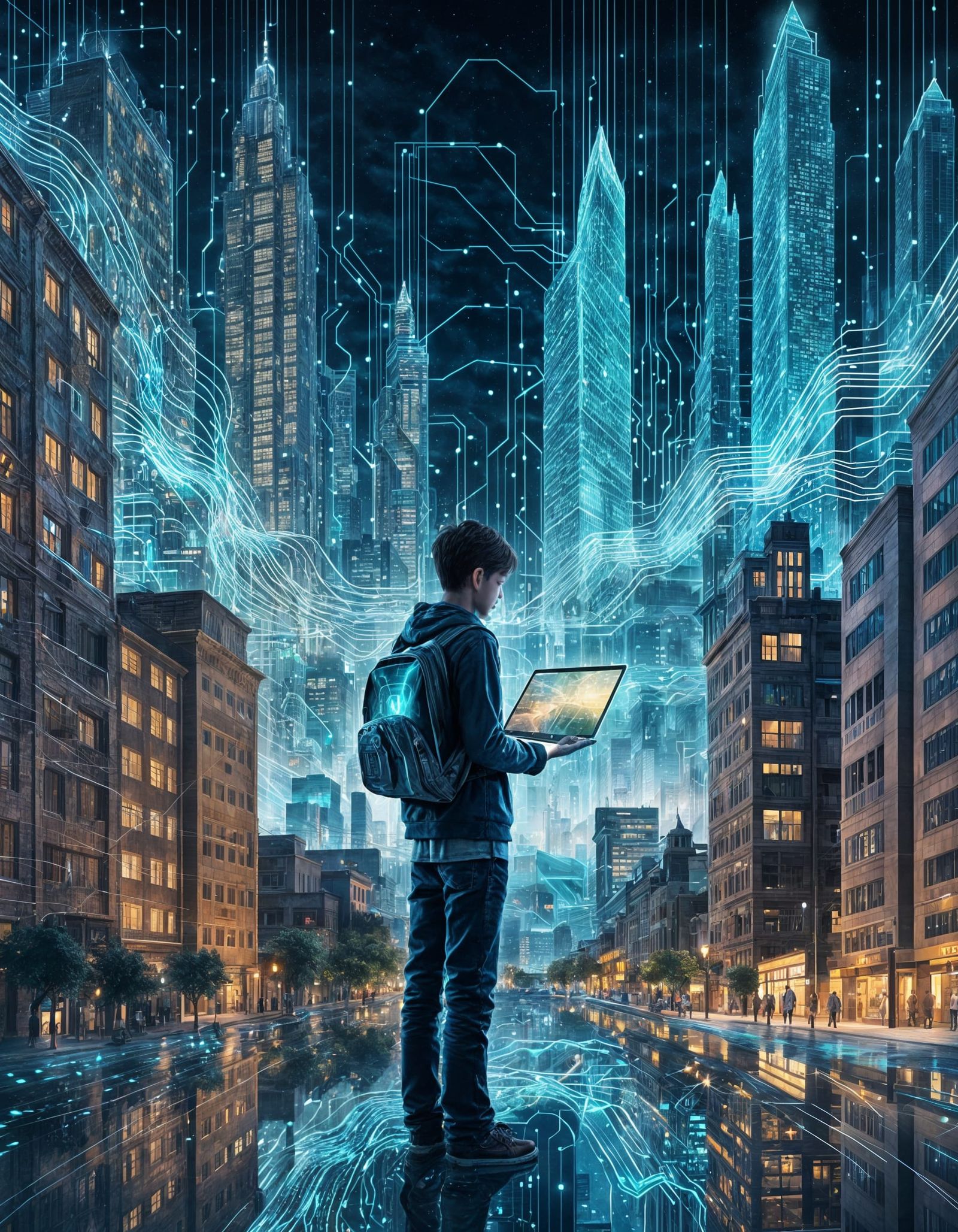 Connected, yet alone  by @rhadooss