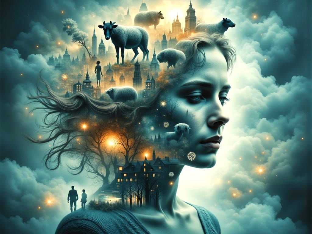 She was tired but couldn’t sleep and memories got confused with dreams.  by @iSpike