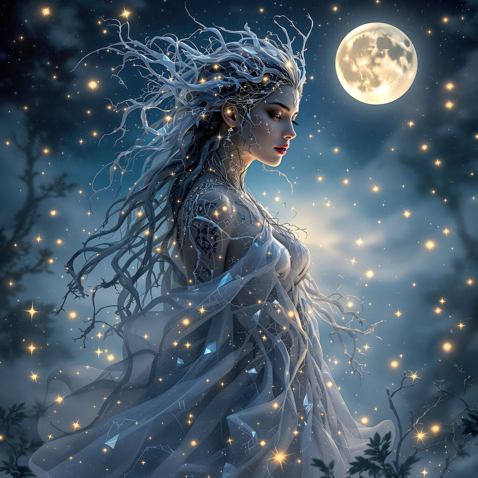 Celestial Sovereign: Weaver of Night's Secrets  by @Evan Fischer