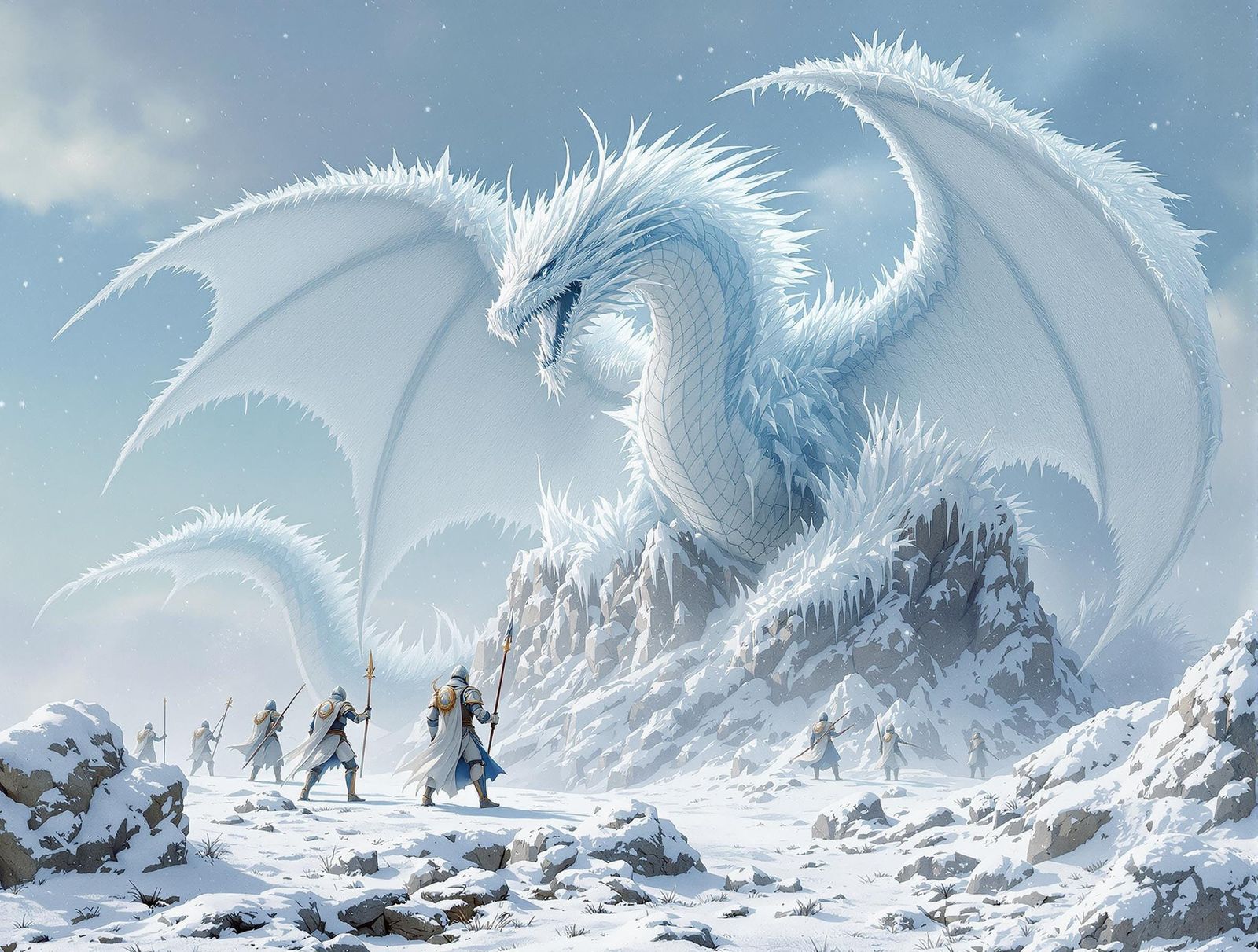 Battling the Winter Dragon  by @Cheshyr Pontchartrain