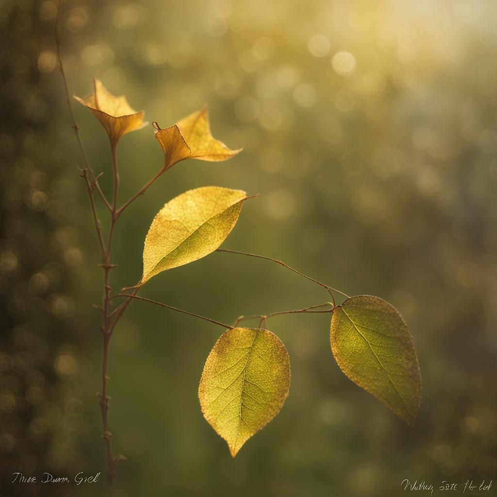 Nature’s first green is gold, Her hardest hue to hold. Her early leaf’s ...