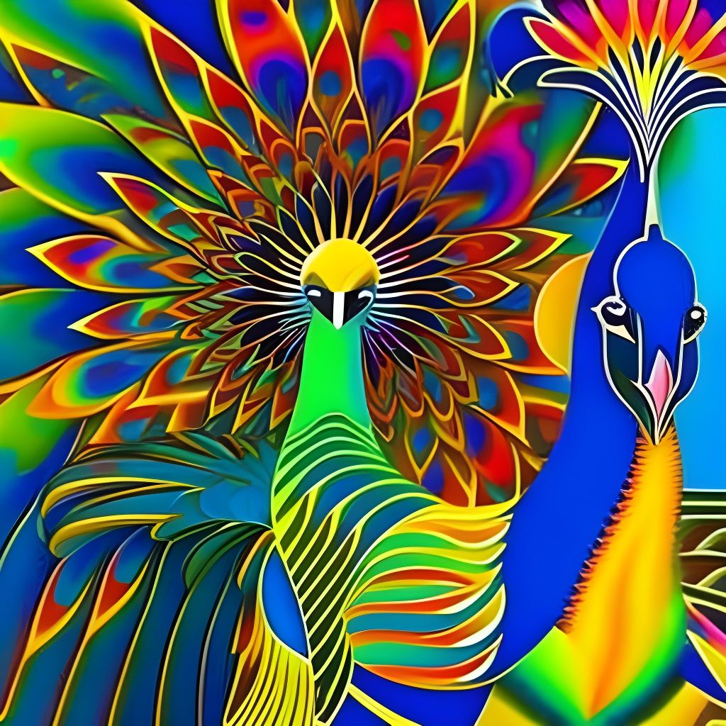 Psychedelic peacock 2025