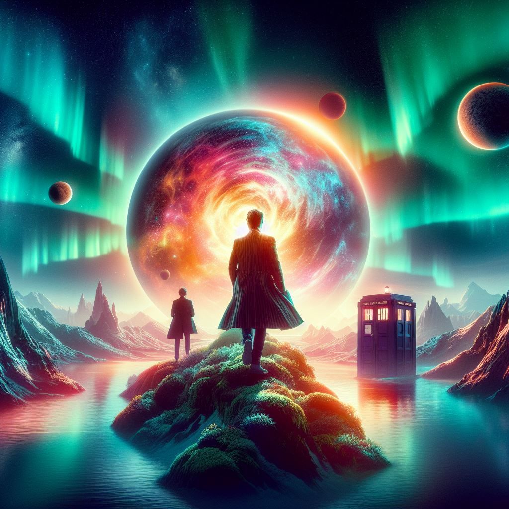 The Doctor and his companion are visiting a new planet