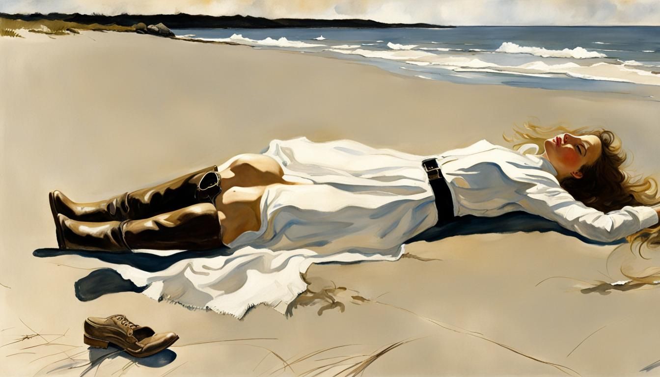 sleep-on-the-beach-ai-generated-artwork-nightcafe-creator