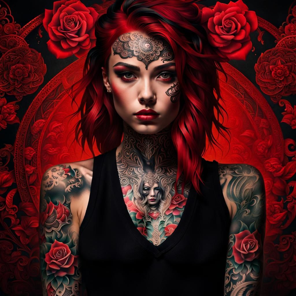 Roses Woman