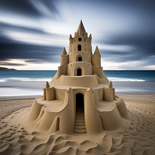 wonderful sand castle   by @soraya