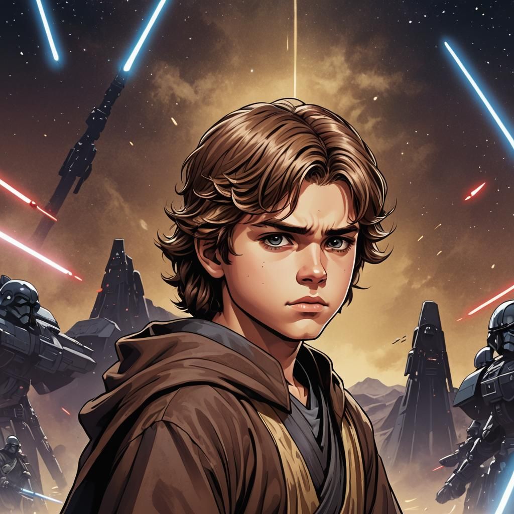 Young Anakin Skywalker ish