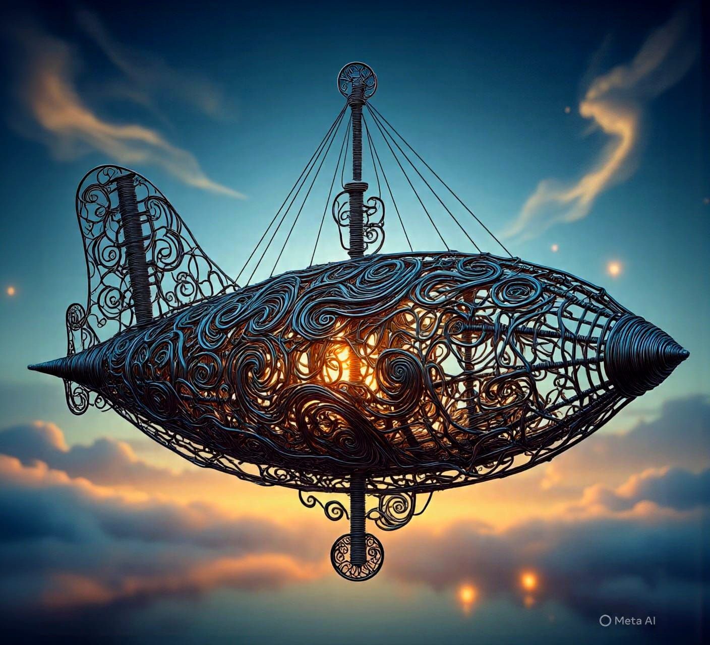 Twisted Wire Airship #5
