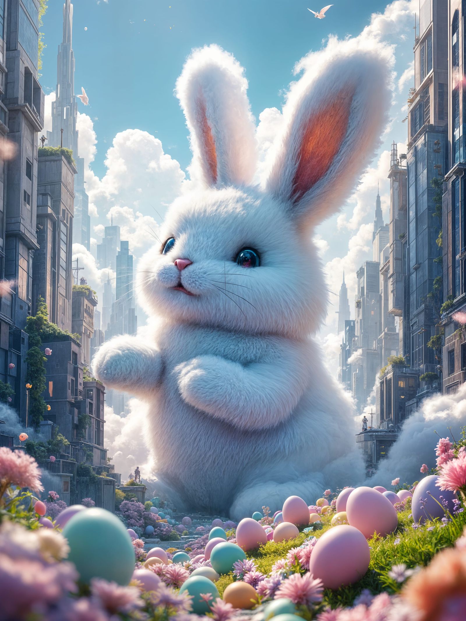 Hoppy Easter  by @Huginn