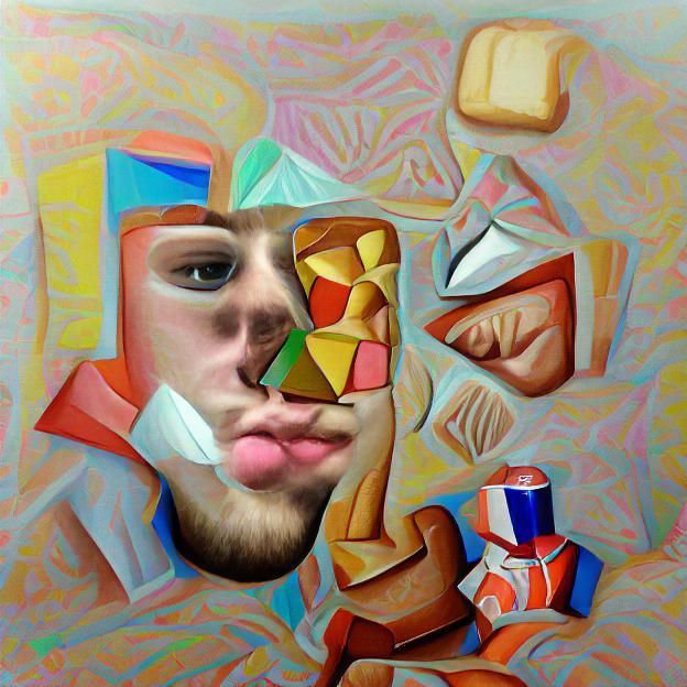cubist hyperrealism maximalist minimalist psychedelic renais...