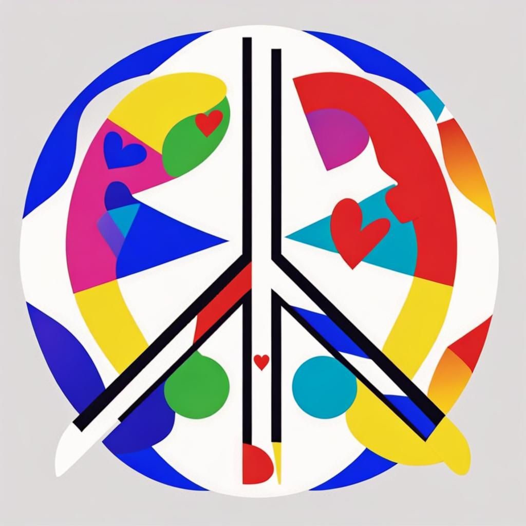 Love and peace - AI Generated Artwork - NightCafe Creator