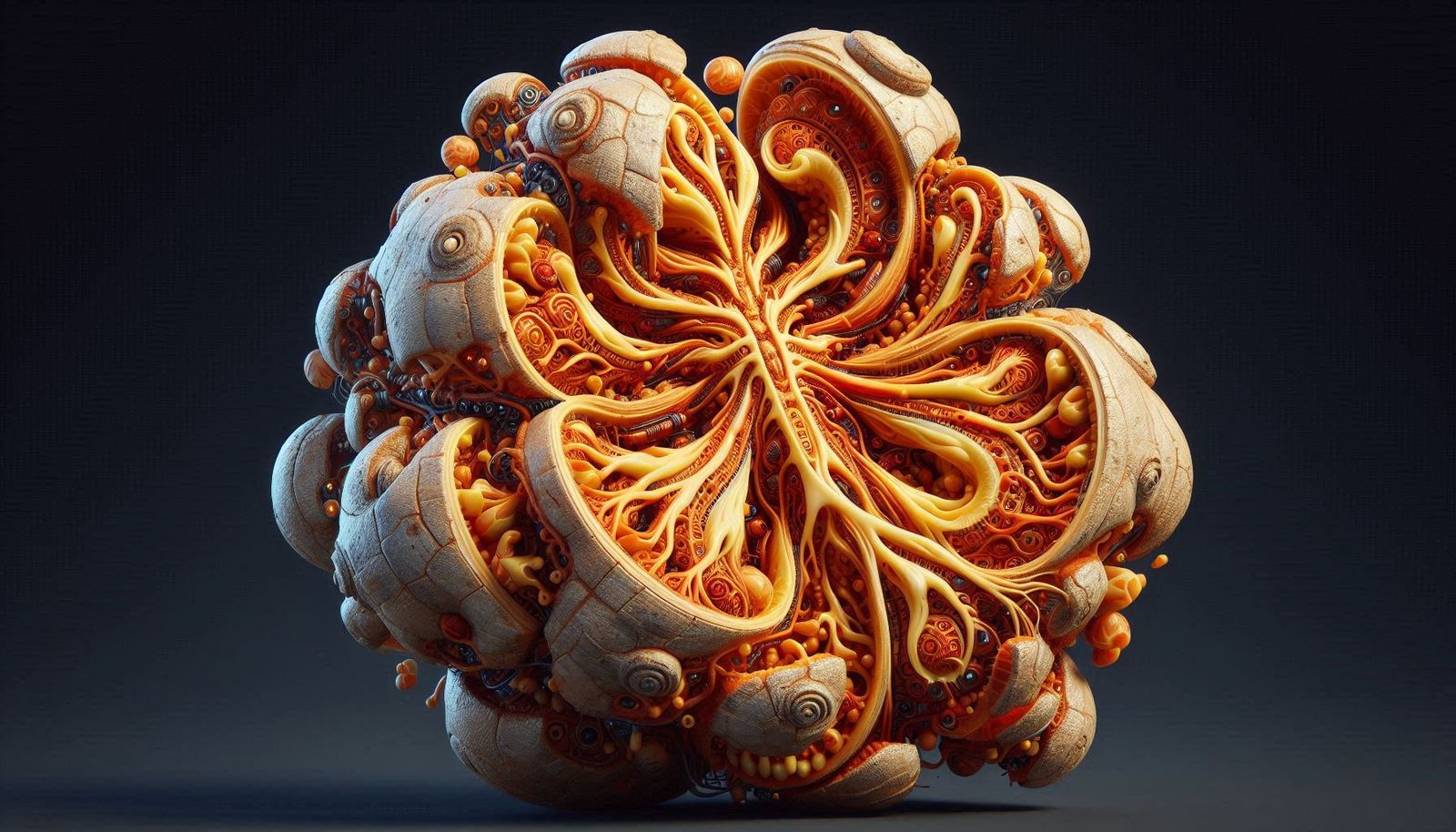 Cross Section Ginger Mandelbulb