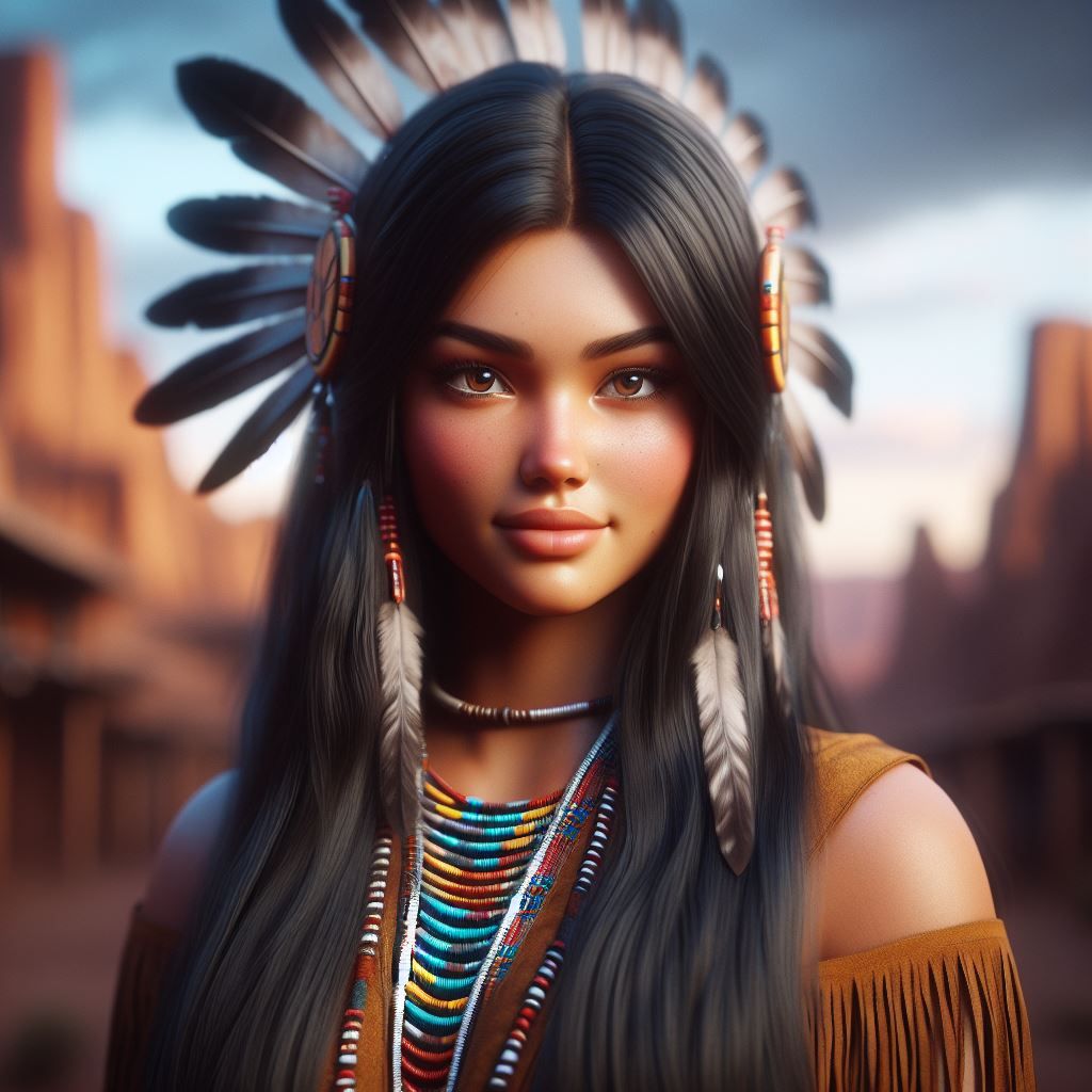 Native American Woman of the Hopi Nation