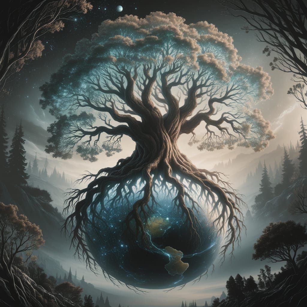 Colossal tree  by @Opslilla