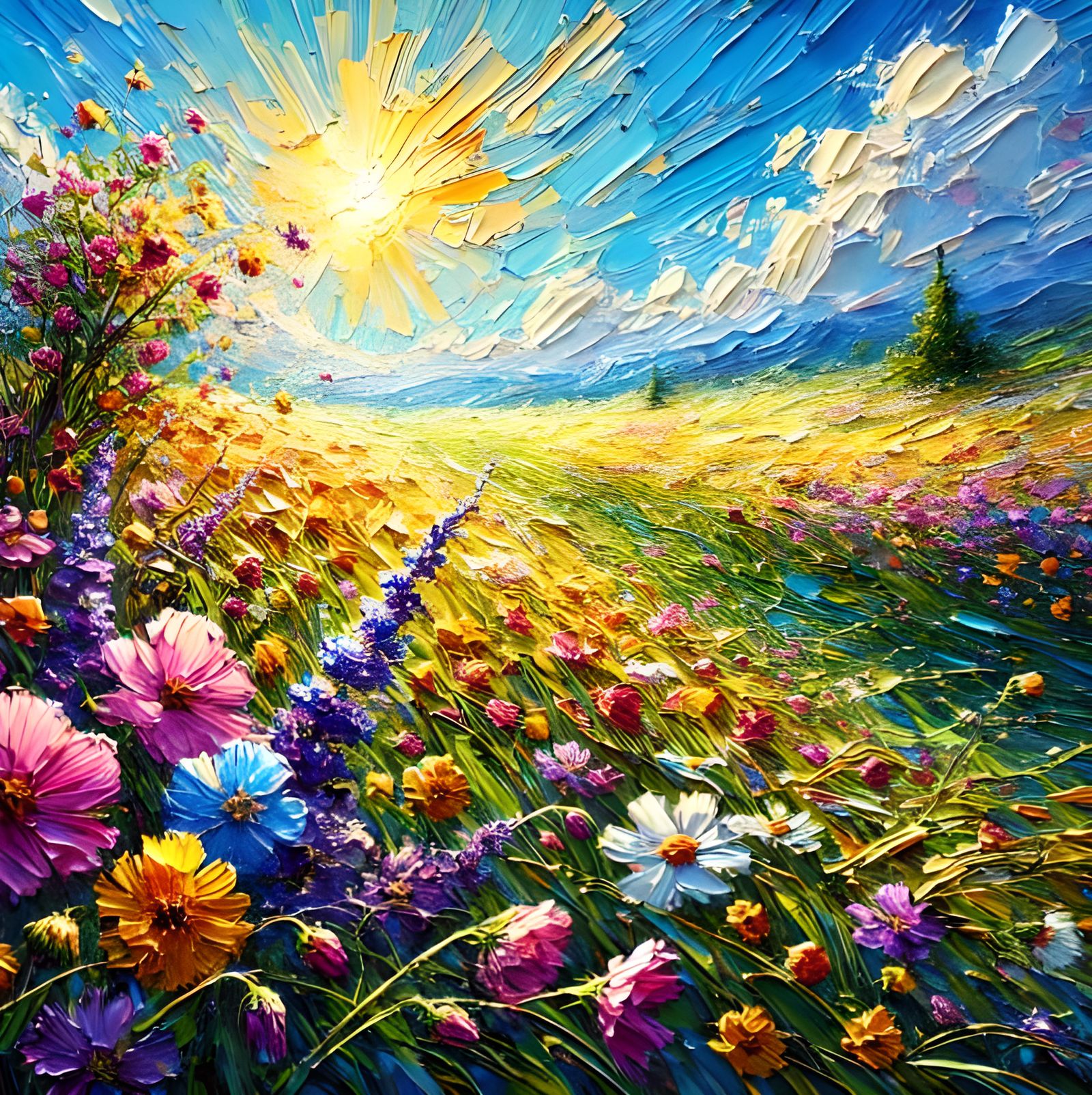 Vibrant Meadow