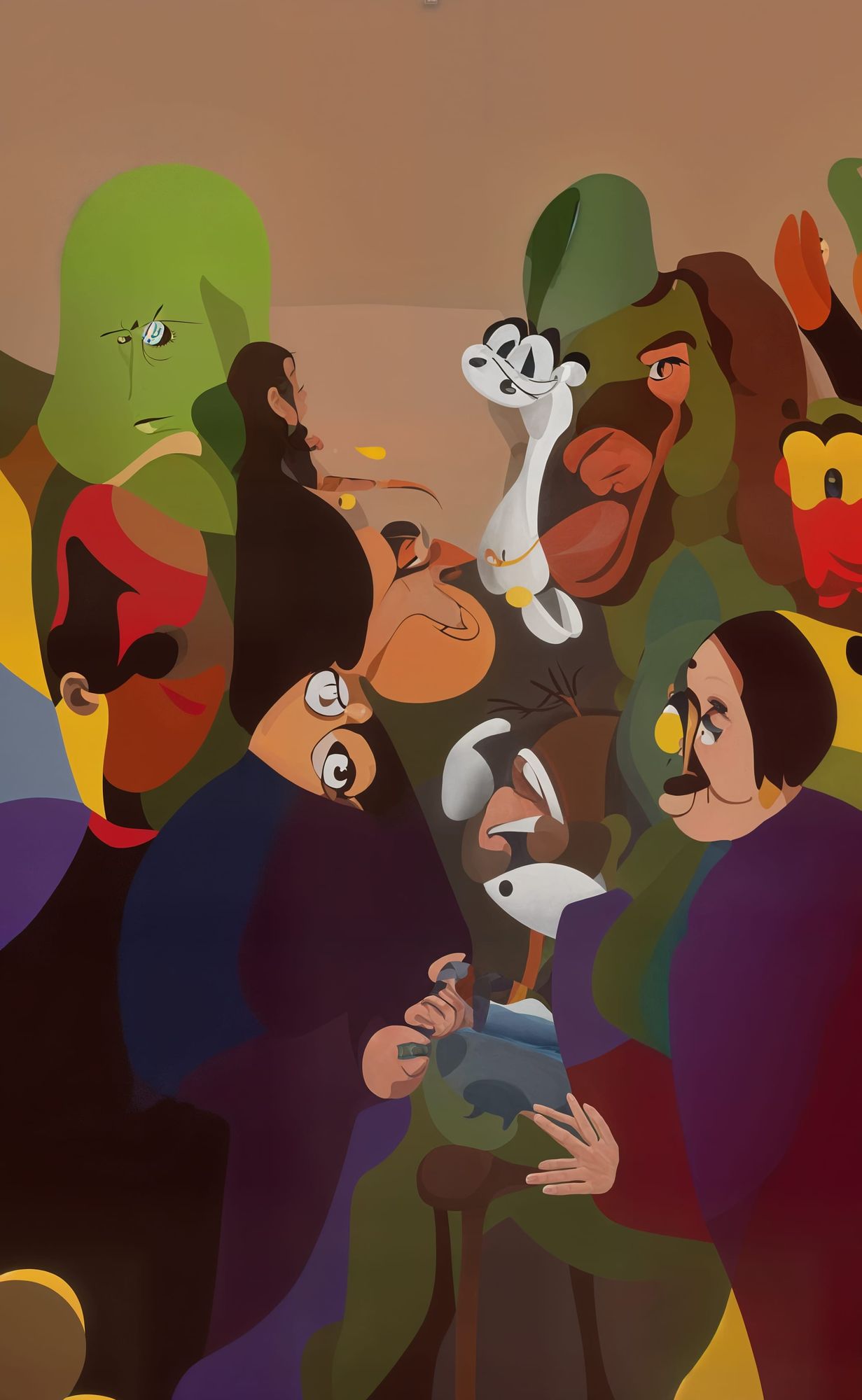 Scene at a Sales Desk, for something, somewhere, somewhen, somehow...