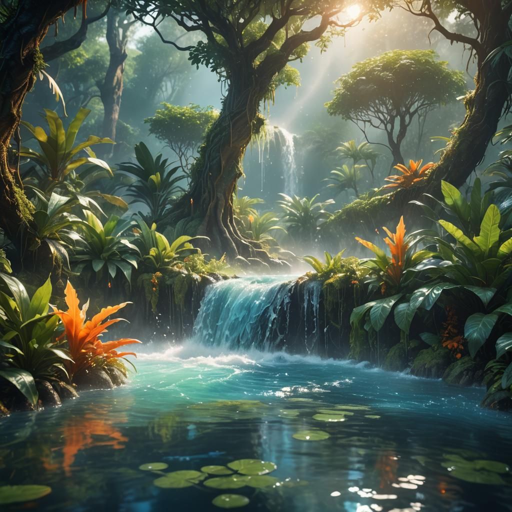 Secret lagoon.