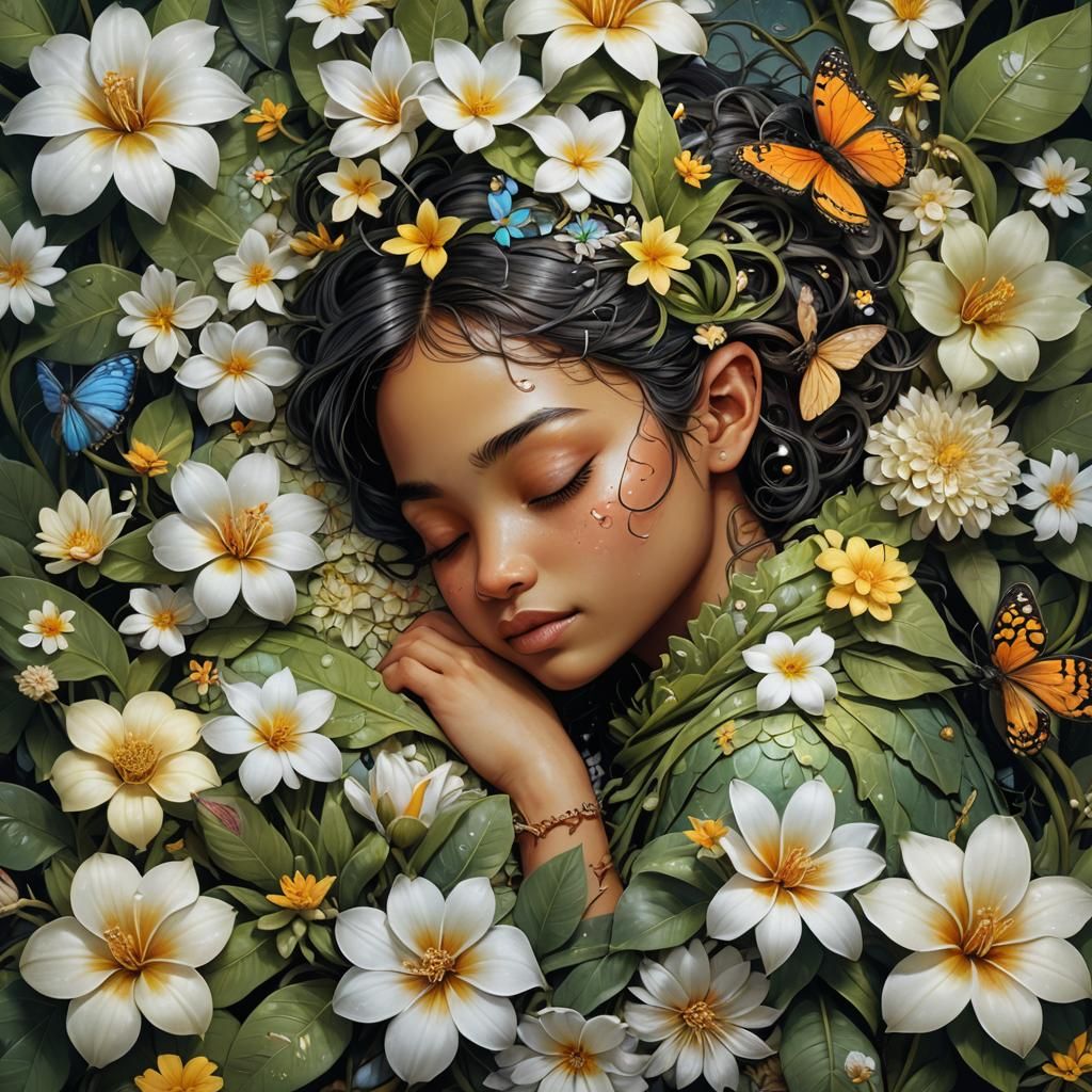 flower pixie  by @Nama