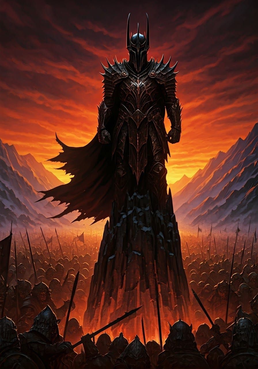 The malevolent Lord Sauron
