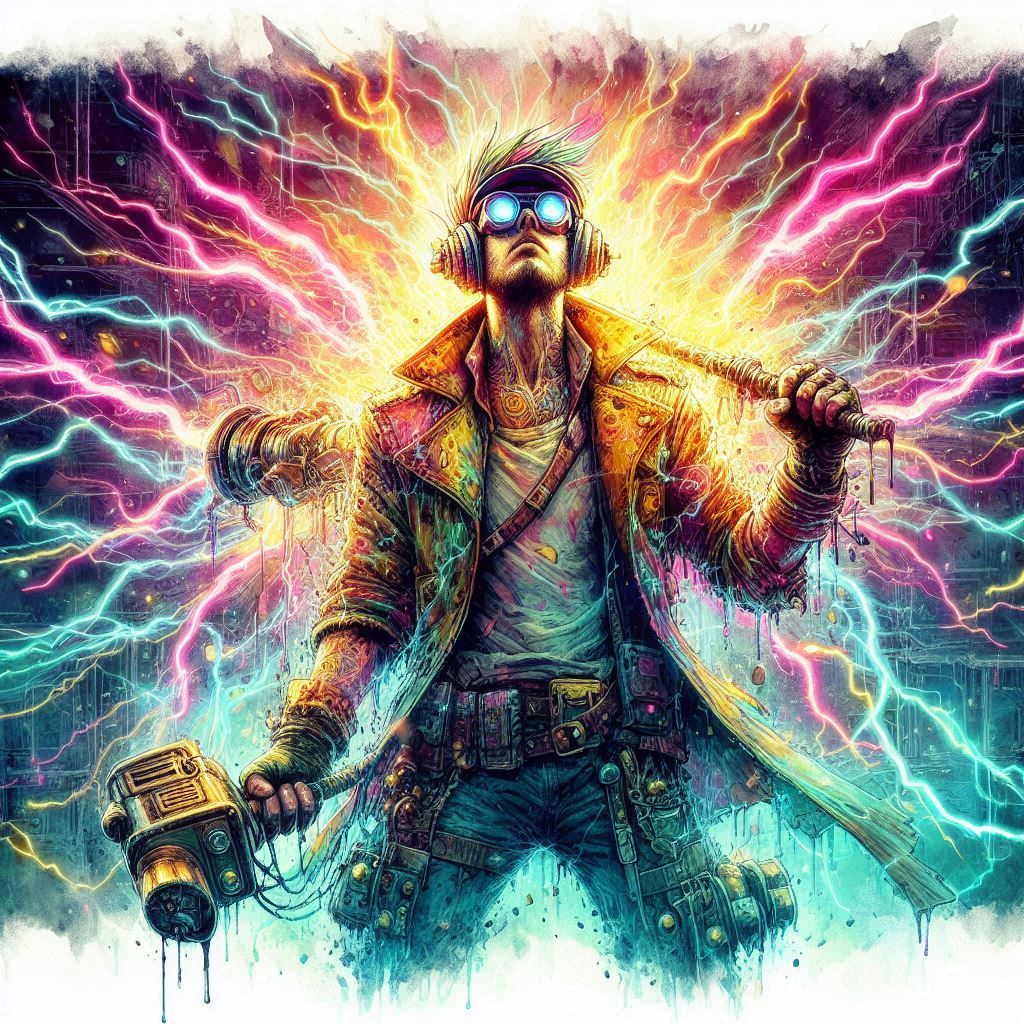 double exposure beautiful fantasy DALL-E 3 portrait landscap...