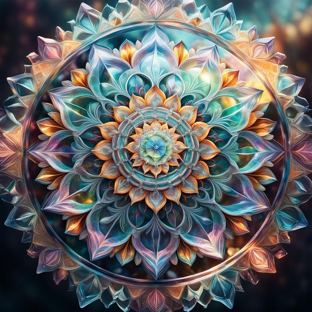Glass mandala  by @Accidentalrage