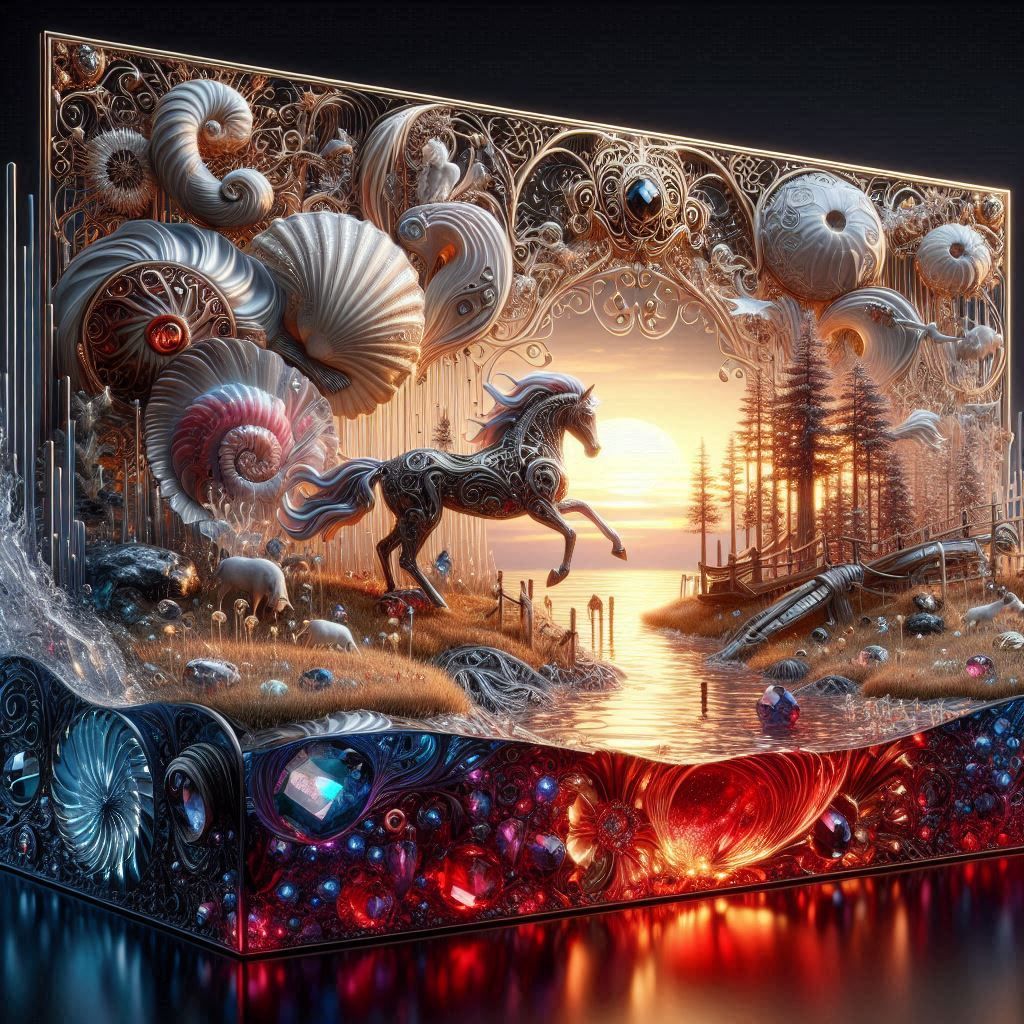 Surreal scenery 3D