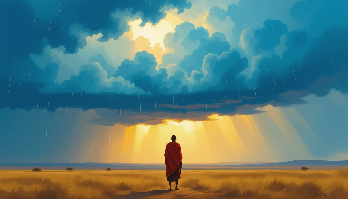 God bless the rain down in Africa 