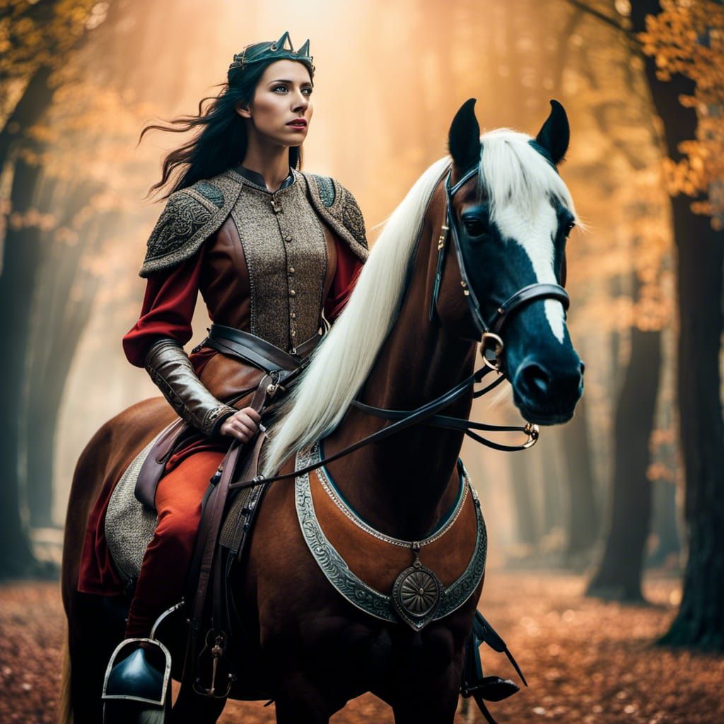 Anthropomorphic half horse half woman | Centaur fantasy | me...