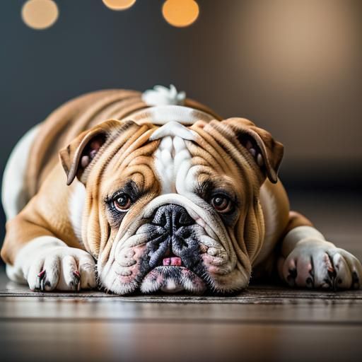 Elegant Bulldog Composition ,

[

visual masterpiece resonat...