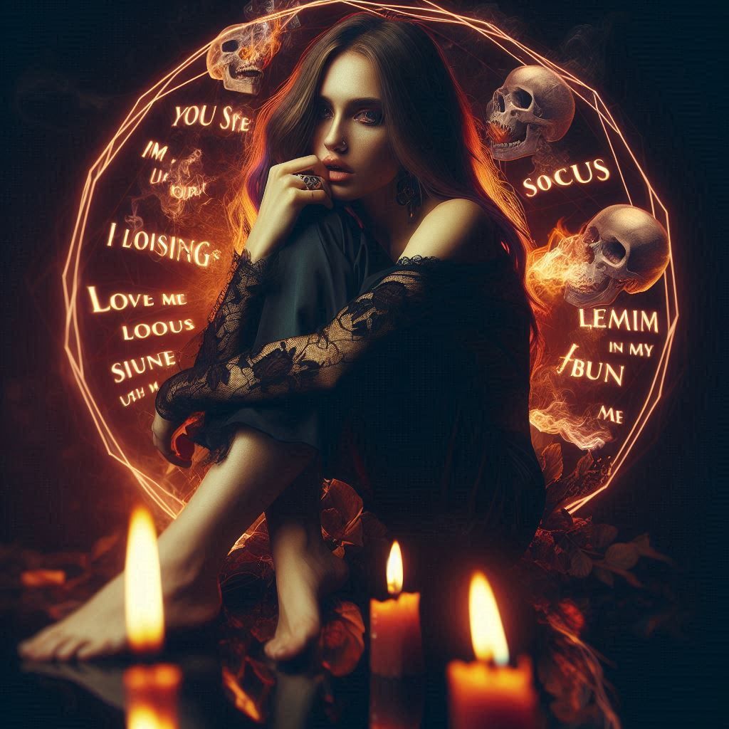 You say I’m losing focus and my love is poison