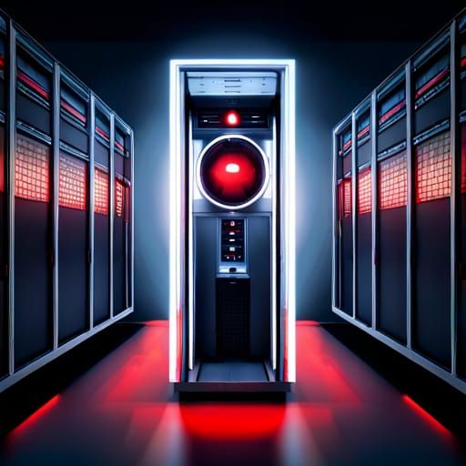 The HAL 9000 Prototype  by @Lady on Fire