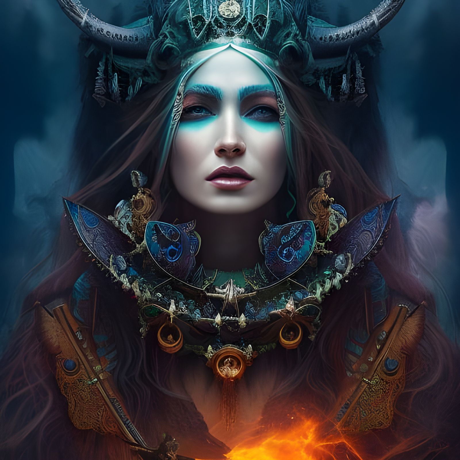 Druid Queen #4 - AI Generated Artwork - NightCafe Creator