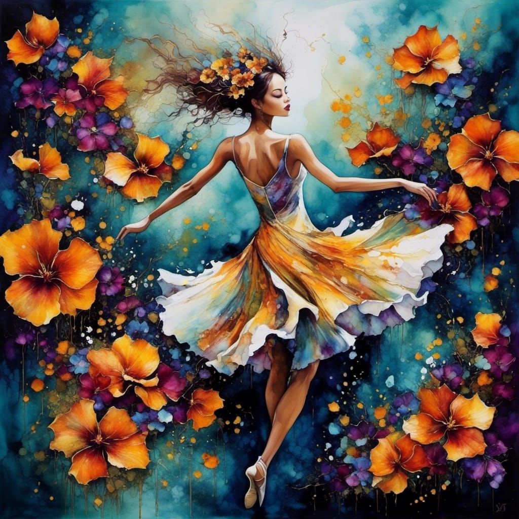 Dance of flowers II