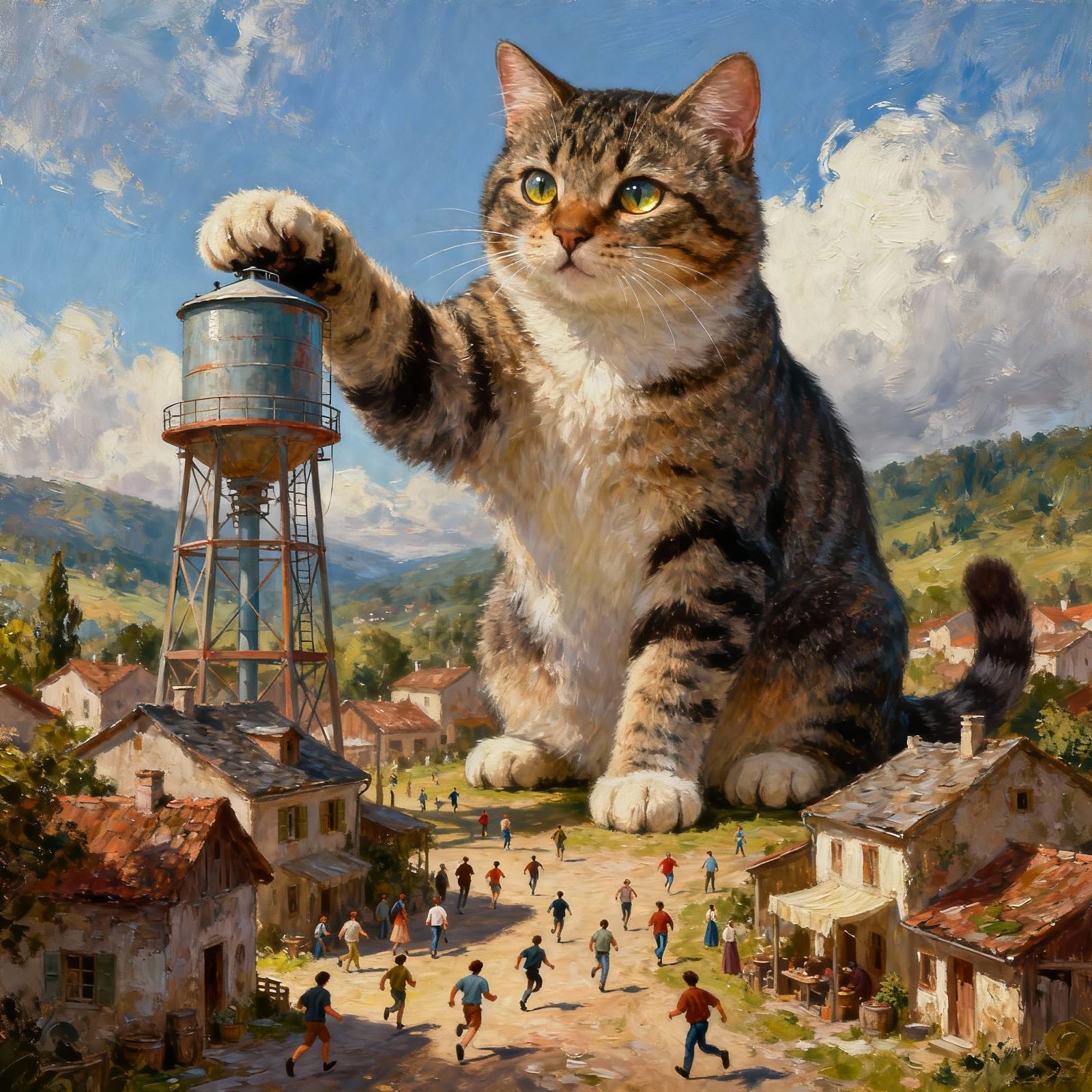 Giant Cat  by @Andre R