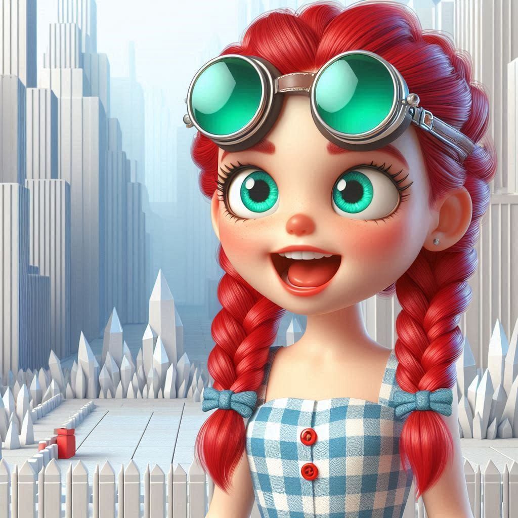 OZ lookin through Emerald glasses