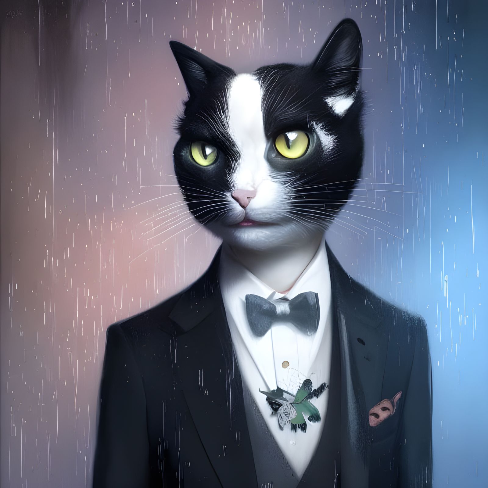 Cat In a Suit