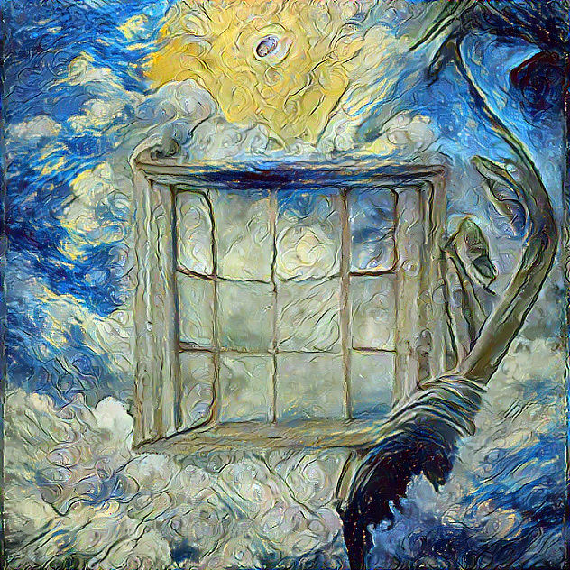 Window of heaven clouds,Rutkowski