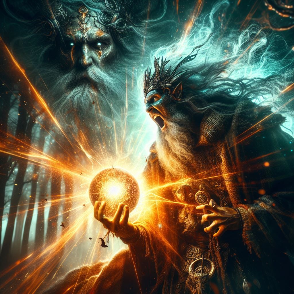 Angry Celtic god  by @CloST 