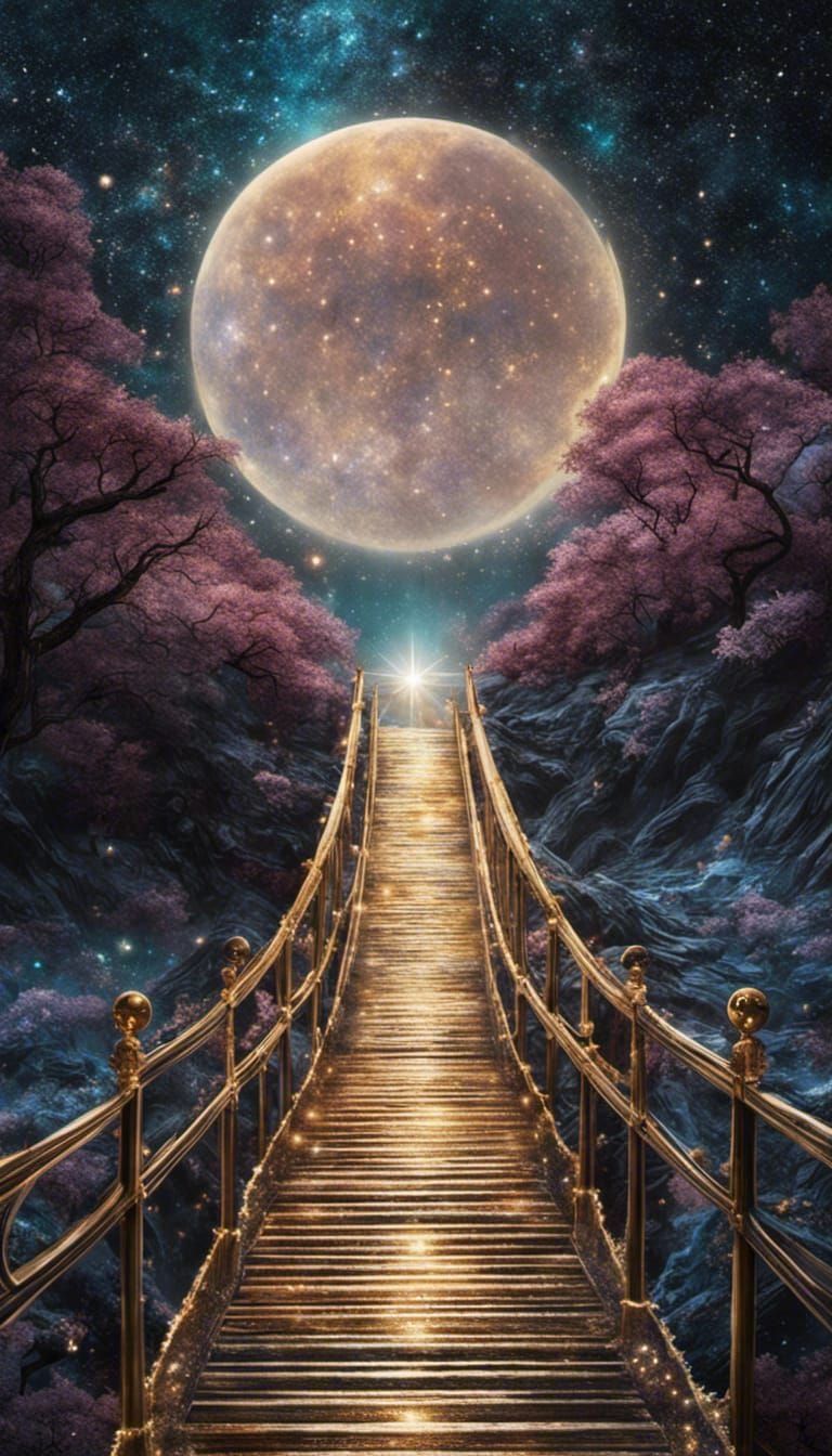 Bridge to the Moon  by @TANSTAAFL 