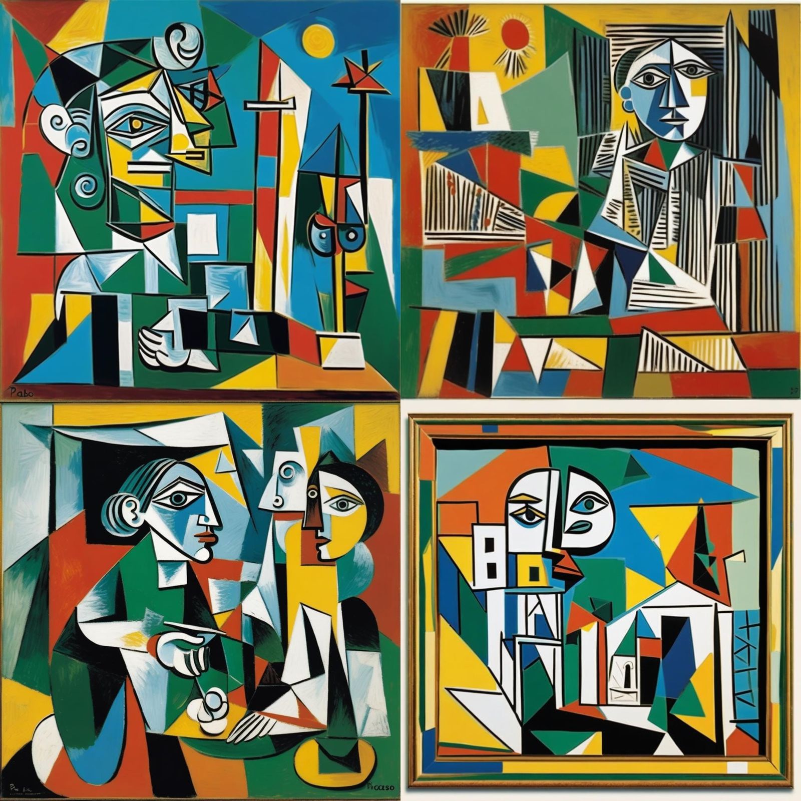 Artist Studies 1038 : by Pablo Picasso